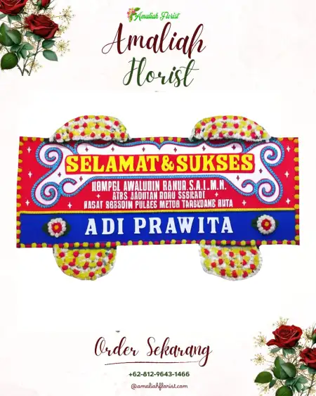 Papan Bunga Ucapan Selamat Luwus
